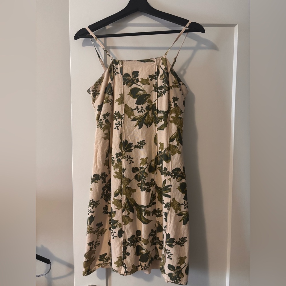 Floral Print Spaghetti Strap Dress